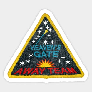 Faded Version / Heaven's Gate Cult #5 Away Team Patch Design Sticker